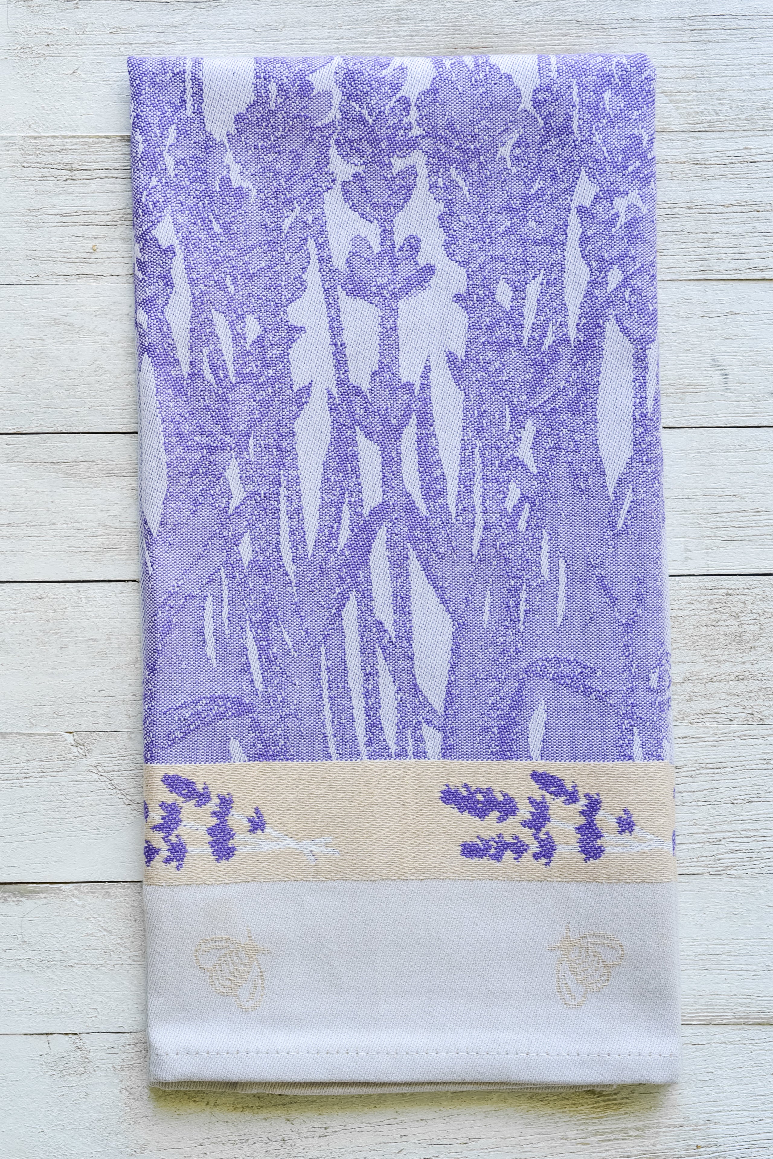 Lavien Home, Dish Towels for Kitchen Lavender Embroidery Super Absorbent  and Sof